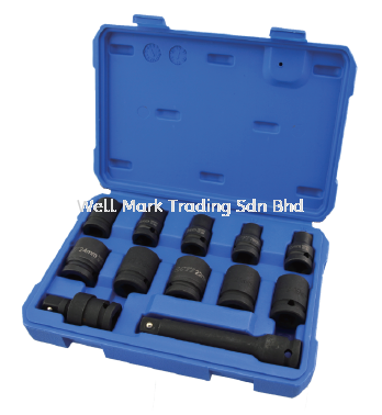 12Pcs 12.5MM Dr Impact Socket Set Air Tool Professional Hardware Tools Selangor, Malaysia, Kuala Lumpur (KL), Shah Alam Supplier, Suppliers, Supply, Supplies | Well Mark Trading Sdn Bhd