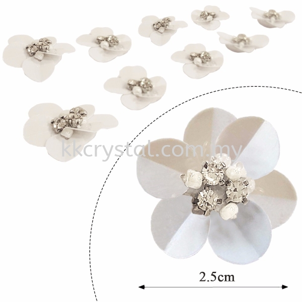 Handmake Flower, Code: 61#, Color 718#, 10pcs/pack Handmake Flower Kuala Lumpur (KL), Malaysia, Selangor, Klang, Kepong Wholesaler, Supplier, Supply, Supplies | K&K Crystal Sdn Bhd