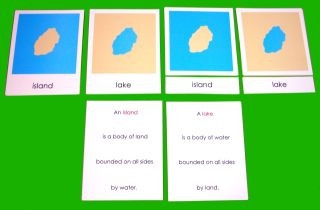 NEW! - Nomenclature and Activity Cards for Land & Water Forms (CM111) Cultural Studies Kuala Lumpur (KL), Malaysia, Selangor, Cheras Montessori, Materials, Supplier, Supply | D'Argosy Educational Equipment (M) Sdn Bhd