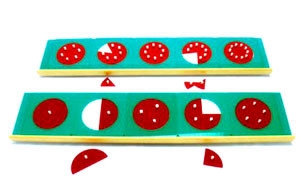 Fraction Circles & Stand (MM270) Mathematics Kuala Lumpur (KL), Malaysia, Selangor, Cheras Montessori, Materials, Supplier, Supply | D'Argosy Educational Equipment (M) Sdn Bhd