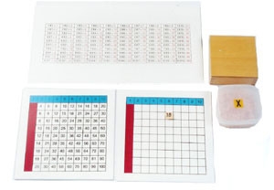 Multiplication Working Chart and Answer Charts & Plastic Box for Tiles (MM 250-S) Mathematics Kuala Lumpur (KL), Malaysia, Selangor, Cheras Montessori, Materials, Supplier, Supply | D'Argosy Educational Equipment (M) Sdn Bhd