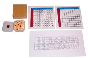 Addition Working Chart and Answer Charts & Plastic Box for Tiles (MM230-S) Mathematics Kuala Lumpur (KL), Malaysia, Selangor, Cheras Montessori, Materials, Supplier, Supply | D'Argosy Educational Equipment (M) Sdn Bhd