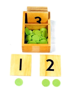 Number Cards & Counters (MM160) Mathematics Kuala Lumpur (KL), Malaysia, Selangor, Cheras Montessori, Materials, Supplier, Supply | D'Argosy Educational Equipment (M) Sdn Bhd