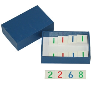 Small Number Cards + Blue Box (MM070-S) Mathematics Kuala Lumpur (KL), Malaysia, Selangor, Cheras Montessori, Materials, Supplier, Supply | D'Argosy Educational Equipment (M) Sdn Bhd