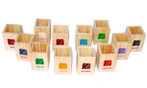 Pencil Holders (PL120) Practical Life Kuala Lumpur (KL), Malaysia, Selangor, Cheras Montessori, Materials, Supplier, Supply | D'Argosy Educational Equipment (M) Sdn Bhd