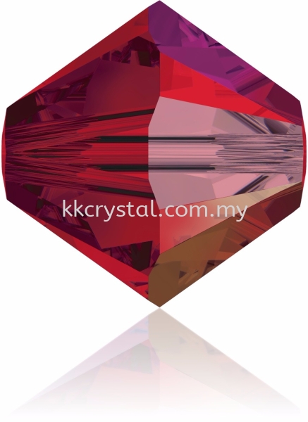 SW 5328 XILION BEAD, 08MM, Light Siam AB (227 AB), 4pcs/pack 5328 BEAD, 08MM Beads  SW Crystal Collections  Kuala Lumpur (KL), Malaysia, Selangor, Klang, Kepong Wholesaler, Supplier, Supply, Supplies | K&K Crystal Sdn Bhd