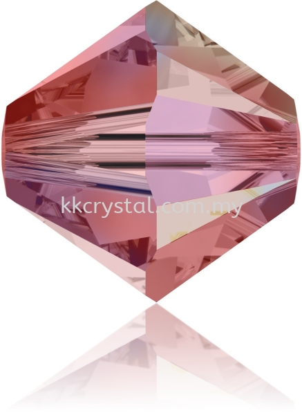 SW 5328 XILION BEAD, 04MM, Padparadscha Aurore Boreale 2x (542 AB2), 30pcs/pack 5328 BEAD, 04MM Beads  SW Crystal Collections  Kuala Lumpur (KL), Malaysia, Selangor, Klang, Kepong Wholesaler, Supplier, Supply, Supplies | K&K Crystal Sdn Bhd