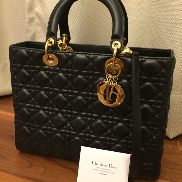 (SOLD) Lady Dior Large Lambskin In Black With GHW Christian Dior Kuala Lumpur (KL), Selangor, Malaysia. Supplier, Retailer, Supplies, Supply | BSG Infinity (M) Sdn Bhd