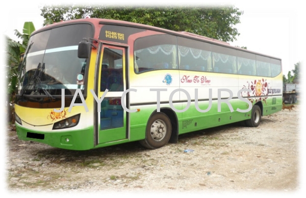 44 Seater Tour Coach Tour Bus Rental Selangor, Malaysia, Kuala Lumpur (KL), Klang Services, Rental | Jay C Tours Sdn Bhd