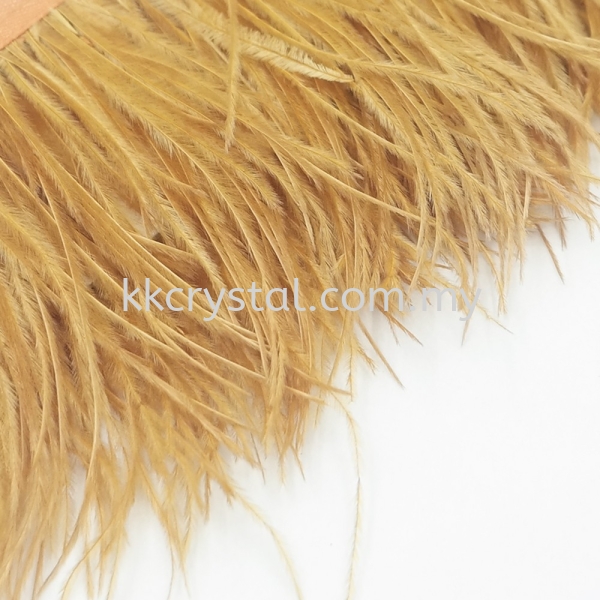 Ostrich Feather, Color 4# Ostrich Feather Sew On Kuala Lumpur (KL), Malaysia, Selangor, Klang, Kepong Wholesaler, Supplier, Supply, Supplies | K&K Crystal Sdn Bhd