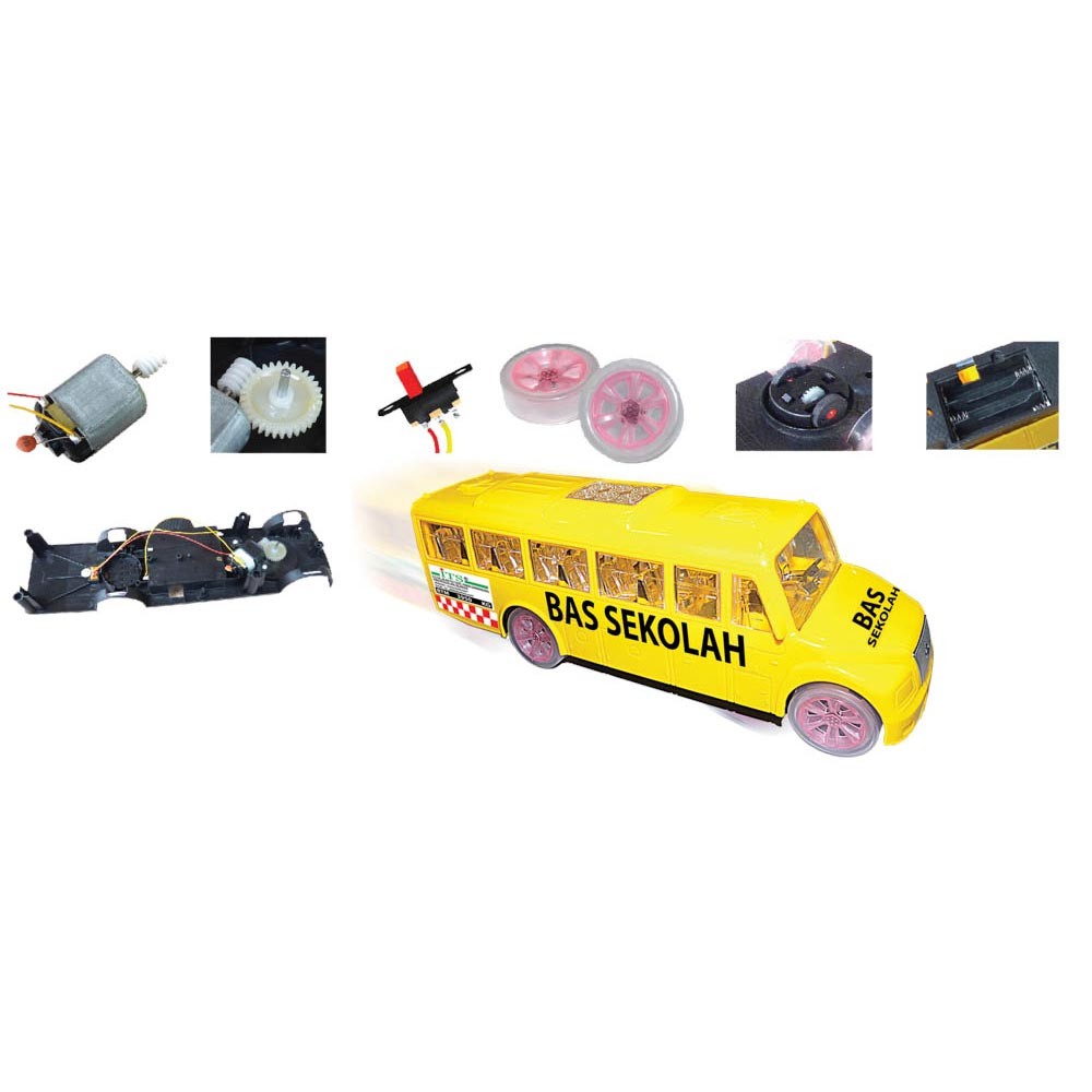 IRBT-011 Kit Model Bas Sekolah (set of 12) Multi Life Skills Johor 