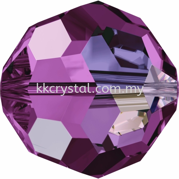 SW 5000 Round Beads, 6mm, Amethyst AB (204 AB), 5pcs/pack 5000 ROUND BEAD, 06mm  Beads  SW Crystal Collections  Kuala Lumpur (KL), Malaysia, Selangor, Klang, Kepong Wholesaler, Supplier, Supply, Supplies | K&K Crystal Sdn Bhd