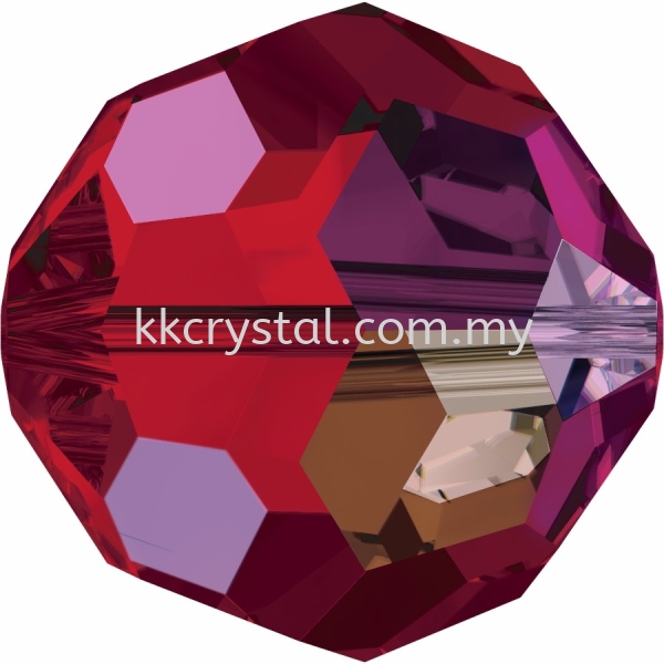 SW 5000 Round Beads, 6mm, Light Siam AB (227 AB), 5pcs/pack 5000 ROUND BEAD, 06mm  Beads  SW Crystal Collections  Kuala Lumpur (KL), Malaysia, Selangor, Klang, Kepong Wholesaler, Supplier, Supply, Supplies | K&K Crystal Sdn Bhd