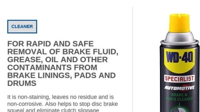 WD40 SPECIALIST AUTOMOTIVE BRAKE & PARTS CLEANER