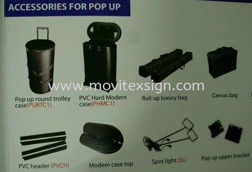 exhibition accessories for PVC storage bag 