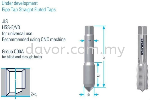 Straight Fluted Tap - NPT