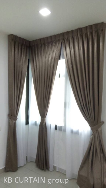  Sunshine Curtain Various styles Johor Bahru (JB), Malaysia, Singapore, Mount Austin, Skudai, Kulai Design, Supplier, Renovation | KB Curtain & Interior Decoration