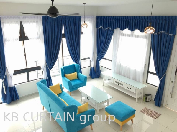  Sunshine Curtain Various styles Johor Bahru (JB), Malaysia, Singapore, Mount Austin, Skudai, Kulai Design, Supplier, Renovation | KB Curtain & Interior Decoration