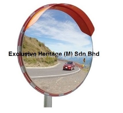 Stainless Steel Outdoor Convex Mirror (Pole Mounted) 800mm STAINLESS STEEL CONVEX MIRROR Selangor, Seri Kembangan, Malaysia supplier | Exclusive Heritage (M) Sdn Bhd