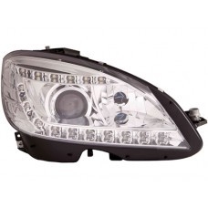 W204 07 Head Lamp Projector Chrome W/LED ( H7 )OR ( D1S Use ) C-Class W204 Mercedes - Benz Balakong, Selangor, Kuala Lumpur, KL, Malaysia. Body Kits, Accessories, Supplier, Supply | ACM Motorsport