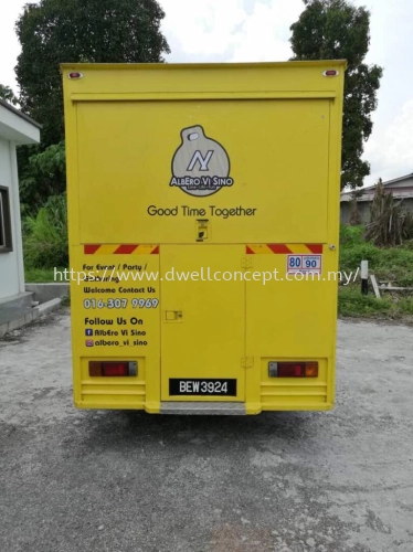 CUSTOM TRUCK DECALS | VEHICLE WRAP STICKERS | TRUCK ADVERTISING DECALS AT MAHKOTA CHERAS | TAMAN BUKIT SEGAR | TAMAN MIDAH