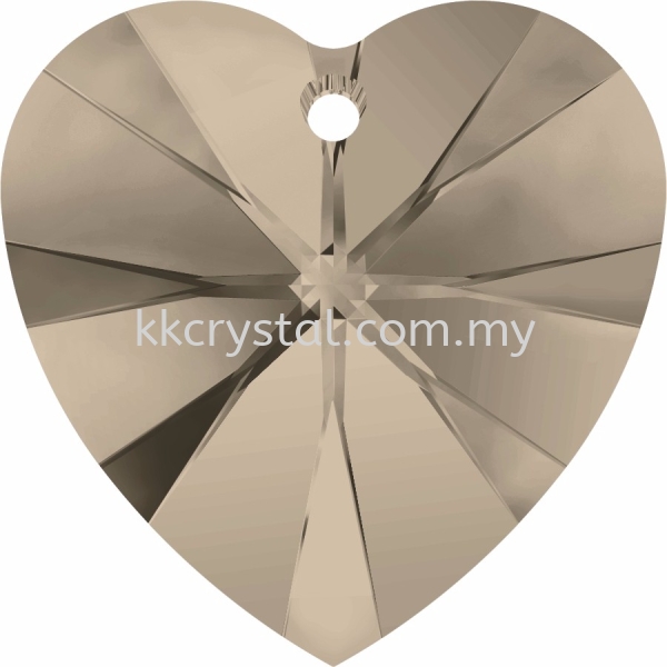 SW 6228 Heart Pendant, 10.3x10mm, Greige (284), 4pcs/pack 6228 HEART PENDANT, 10.3x10MM Pendants  SW Crystal Collections  Kuala Lumpur (KL), Malaysia, Selangor, Klang, Kepong Wholesaler, Supplier, Supply, Supplies | K&K Crystal Sdn Bhd