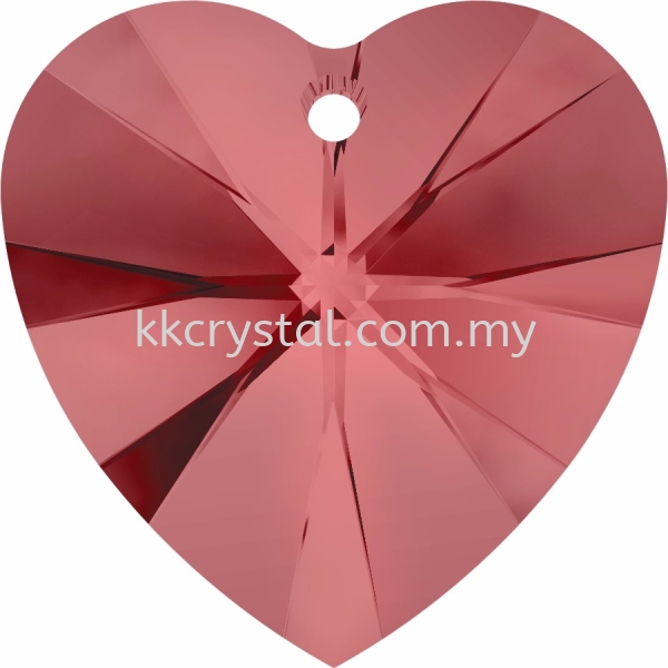 SW 6228 Heart Pendant, 10.3x10mm, Padparadscha (542), 4pcs/pack 6228 HEART PENDANT, 10.3x10MM Pendants  SW Crystal Collections  Kuala Lumpur (KL), Malaysia, Selangor, Klang, Kepong Wholesaler, Supplier, Supply, Supplies | K&K Crystal Sdn Bhd