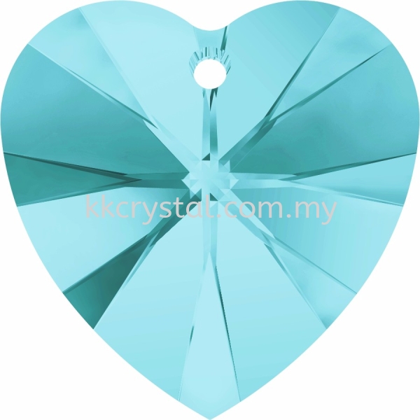 SW 6228 Heart Pendant, 10.3x10mm, Light Turquoise (263), 4pcs/pack 6228 HEART PENDANT, 10.3x10MM Pendants  SW Crystal Collections  Kuala Lumpur (KL), Malaysia, Selangor, Klang, Kepong Wholesaler, Supplier, Supply, Supplies | K&K Crystal Sdn Bhd