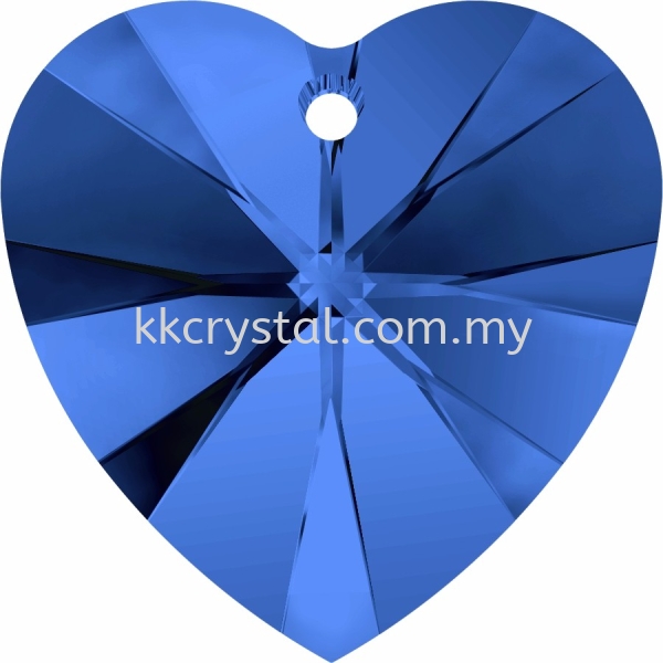 SW 6228 Heart Pendant, 10.3x10mm, Sapphire (206), 4pcs/pack 6228 HEART PENDANT, 10.3x10MM Pendants  SW Crystal Collections  Kuala Lumpur (KL), Malaysia, Selangor, Klang, Kepong Wholesaler, Supplier, Supply, Supplies | K&K Crystal Sdn Bhd