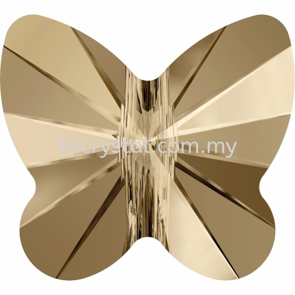 SW 5754 Butterfly Bead, 8mm, Crystal Golden Shadow (001 GSHA), 4pcs/pack 5754 BUTTERFLY BEAD, 08MM Beads SW Crystal Collections Kuala Lumpur (KL), Malaysia, Selangor, Klang, Kepong Wholesaler, Supplier, Supply, Supplies | K&K Crystal Sdn Bhd