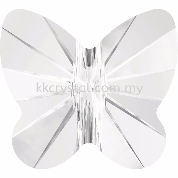 SW 5754 Butterfly Bead, 8mm, Crystal (001), 4pcs/pack 5754 BUTTERFLY BEAD, 08MM Beads  SW Crystal Collections  Kuala Lumpur (KL), Malaysia, Selangor, Klang, Kepong Wholesaler, Supplier, Supply, Supplies | K&K Crystal Sdn Bhd