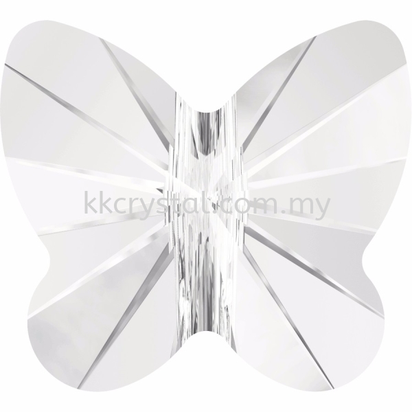 SW 5754 Butterfly Bead, 10mm, Crystal (001), 2pcs/pack 5754 BUTTERFLY BEAD, 10MM Beads  SW Crystal Collections  Kuala Lumpur (KL), Malaysia, Selangor, Klang, Kepong Wholesaler, Supplier, Supply, Supplies | K&K Crystal Sdn Bhd