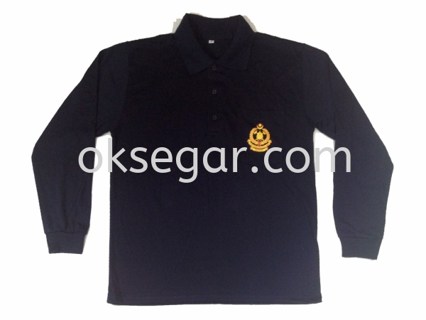 KB T-shirt (Long Sleeve) Kadet Bomba  School Uniform Malaysia, Kuala Lumpur (KL), Selangor, Ampang Manufacturer, Supplier, Supply, Supplies | OK Segar Sdn Bhd