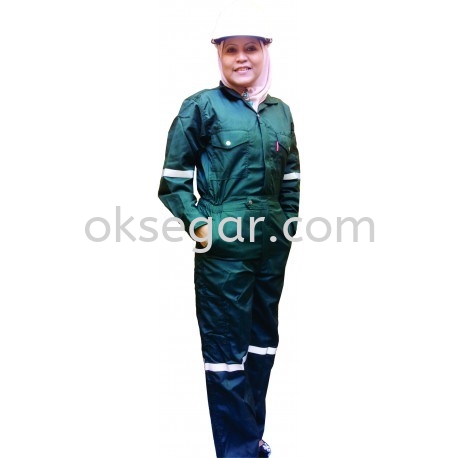 NOMEX® Coverall Dark Green Factory Uniform Malaysia, Kuala Lumpur (KL), Selangor, Ampang Manufacturer, Supplier, Supply, Supplies | OK Segar Sdn Bhd