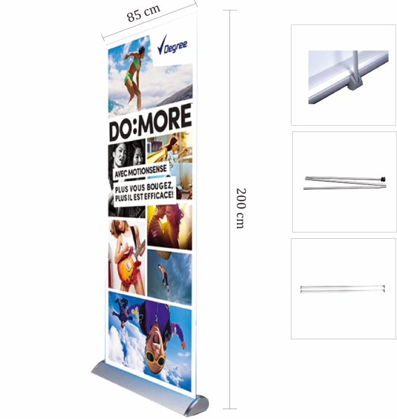 Tear Drop Roll Up Stand (DR106) Roll Up Series Display System Kuala Lumpur (KL), Selangor, Malaysia Supplier, Suppliers, Supply, Supplies | ANS AD Supply Sdn Bhd