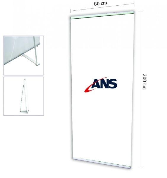 L Shape Banner Stand (DS06) Bunting Stand Series Display System Kuala Lumpur (KL), Selangor, Malaysia Supplier, Suppliers, Supply, Supplies | ANS AD Supply Sdn Bhd