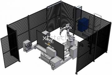 Robot Welding With Linear Guide Way & Rotary Positioner Rota-ARC 1000 Robot Welding System Malaysia Robot Automation System Malaysia Malaysia, Selangor, Kuala Lumpur (KL), Perak, Puchong, Ipoh Supplier, Suppliers, Supply, Supplies | XTS Technologies Sdn Bhd