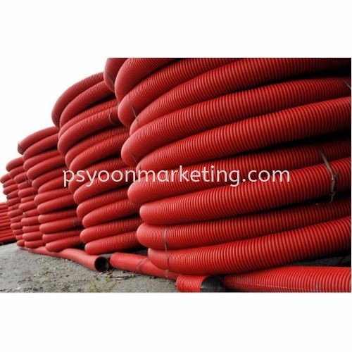 High-Quality 100mm x 6m HDPE Double Wall Corrugated Cable Pipe