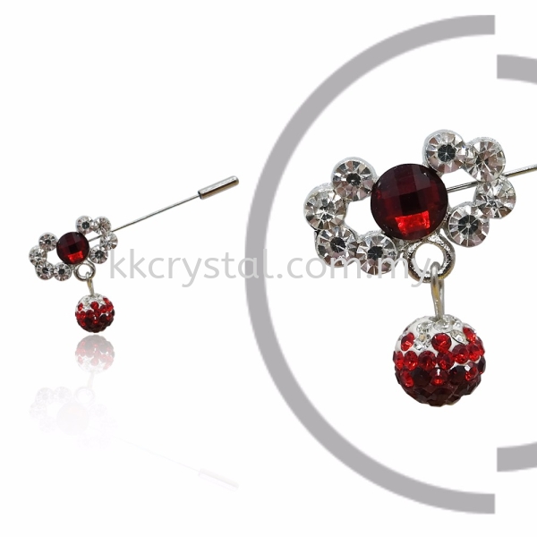 Pin Brooch 7012#, Red Light Siam, 2pcs/pack 7012# Pin Brooch Jewerly Kuala Lumpur (KL), Malaysia, Selangor, Klang, Kepong Wholesaler, Supplier, Supply, Supplies | K&K Crystal Sdn Bhd