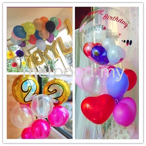 Helium Gas Balloons 12 inch latex