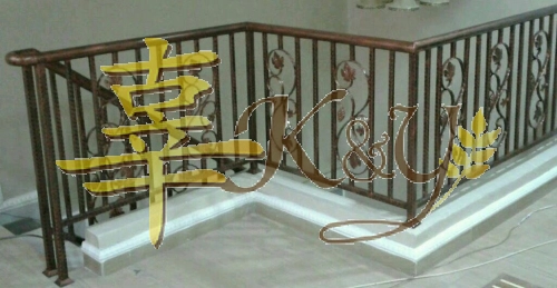 Wrought iron Steel Staircase 