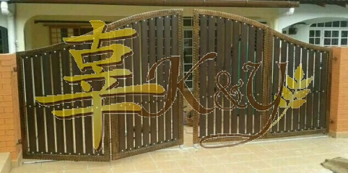 Wrought iron Aluminiun Main Gate(Folding/Swing)