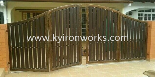 Wrought iron Aluminiun Main Gate(Folding/Swing)