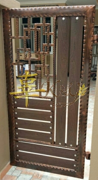 Wrought Iron Aluminium Main Gate (Folding/Swing)