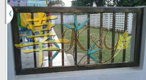 Mild Steel Fencing with Wrought iron Flower 