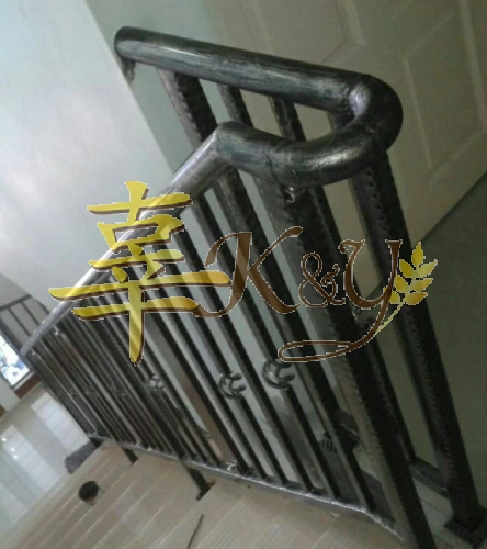 Wrought iron Steel Staircase 