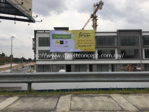 Sunsuria Giant Banner Installed At Setia Alam