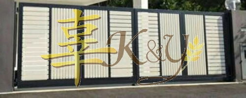 Mild Steel Aluminium Panel Main Gate(Folding/Swing)