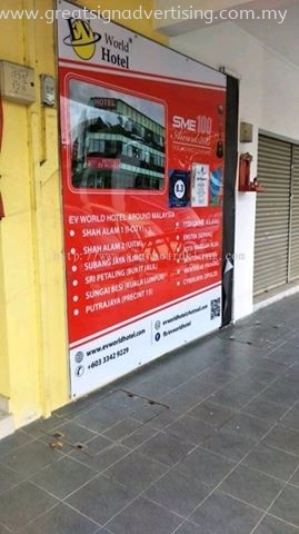 EV World Hotel HQ office Acrylic Poster Frame - Meru Klang ACRYLIC POSTER FRAME Selangor, Malaysia, Kuala Lumpur (KL), Kuantan, Klang, Pahang Manufacturer, Maker, Installation, Supplier | Great Sign Advertising (M) Sdn Bhd