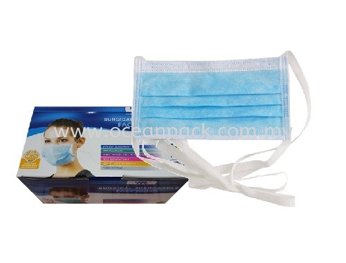 3 PLY Mask (Tie on) Mask Selangor, Malaysia, Kuala Lumpur (KL), Rawang Supplier, Suppliers, Supply, Supplies | Ocean Packaging Sdn Bhd